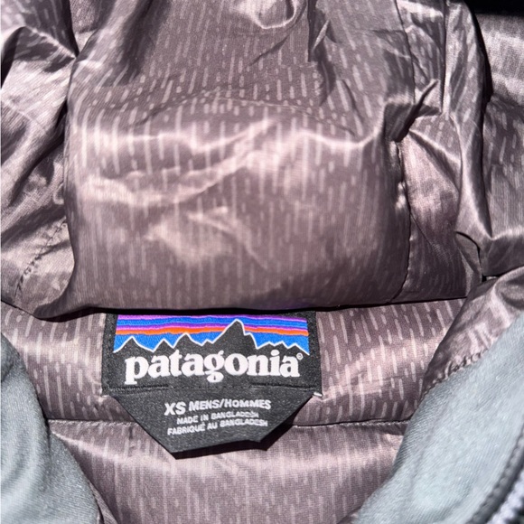 Patagonia Down Sweater Hoody Pullover anorak size XS DARK gray - Picture 5 of 5